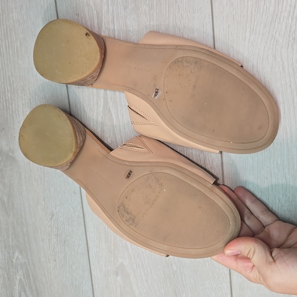 Lucky Brand Women's Raffy Leather Open Toe Slide Sandals Shoes Sz 8.5M - Picture 8 of 10